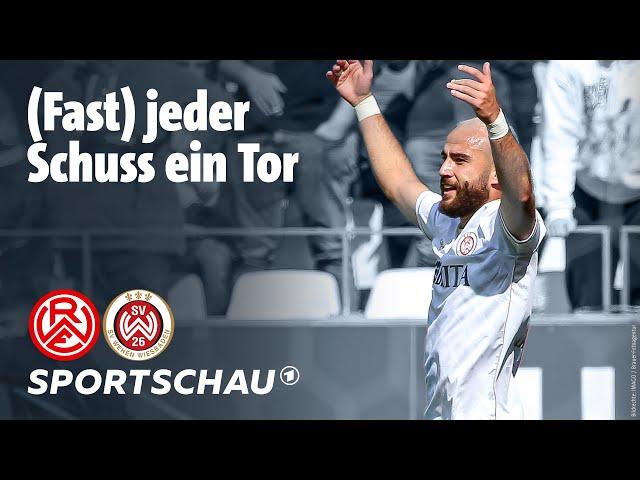 Rot-Weiss Essen - SV Wehen Wiesbaden Highlights 3. Liga, 5. Spieltag | Sportschau Fußball