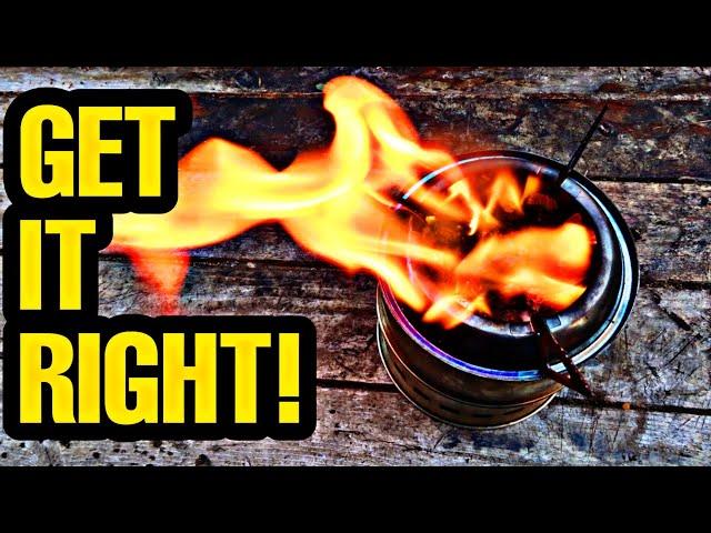 OHUHU WOOD Burning Camp STOVE | Get It Right!