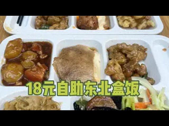 成都18元自助东北盒饭，锅包肉自由安逸啦！ 东北菜 东北盒饭 自助餐 锅包肉 省饭课代表