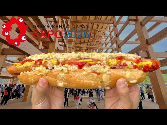 Trying Futuristic Japan Expo Food  Expo 2025 Osaka