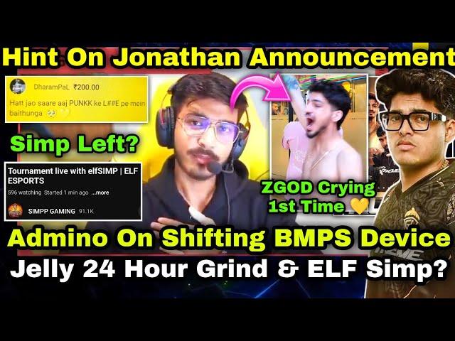 Admino On GodL Shifting BMPS DeviceJelly 24 Hour Grind & ELF Simp Left GodL? Admino On ZGOD & Jonny