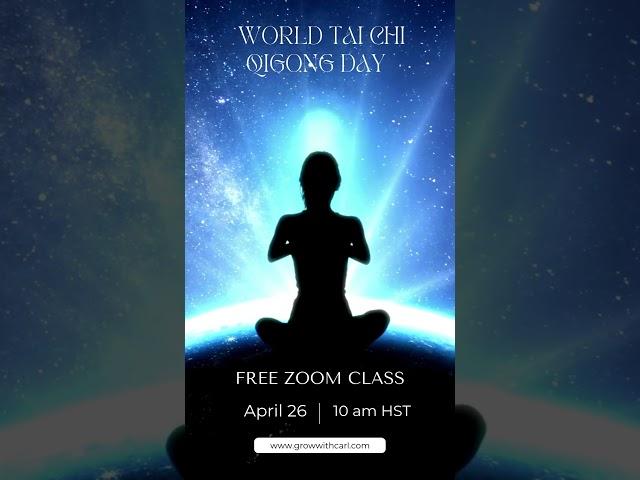 World Tai Chi and Qi Gong Day. One World, One Breath with Carl #manifestation #energy #awakening