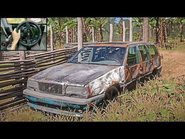 Rebuilding Volvo 850 R - Forza Horizon 5 | Thrustmaster T300RS Gameplay