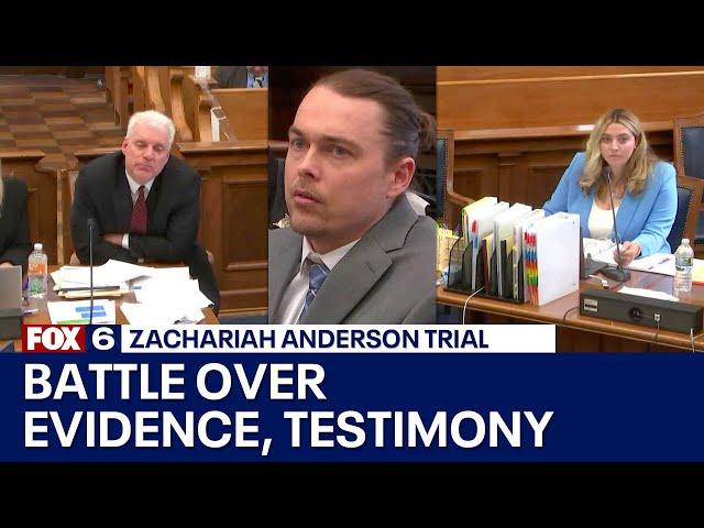 Zachariah Anderson trial; battle over evidence, testimony | FOX6 News Milwaukee