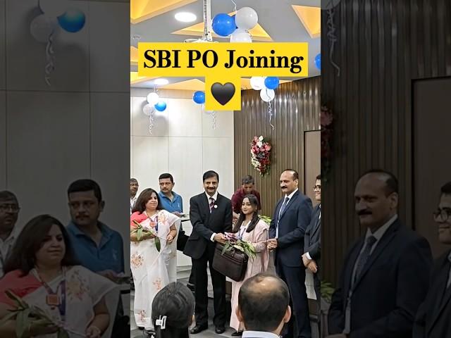 SBI PO 2023 joining  #hardwork #goals #sbipo #ibpspo #bankexams #success