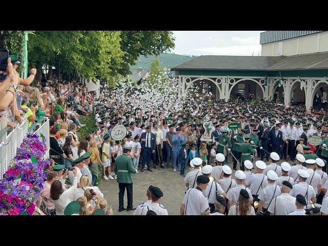 Preußens Gloria beim Aufmarsch auf dem Olper Schützenplatz 2023