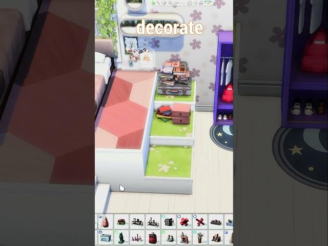 The Sims 4 Decorative Table Ideas (Bedroom Platform) #sims4bedroom #sims4platform #thesims4ideas