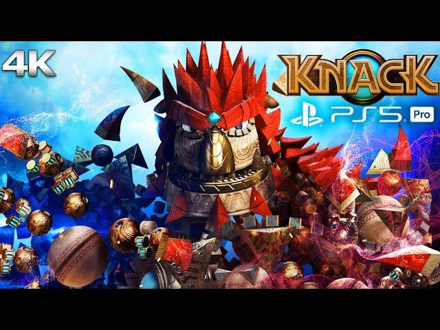 KNACK All Cutscenes (Full Game Movie) PS5 Pro 4K Ultra HD