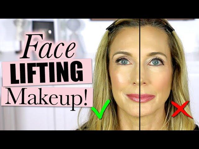 Face Lifting Makeup! Tutorial on Mature Skin