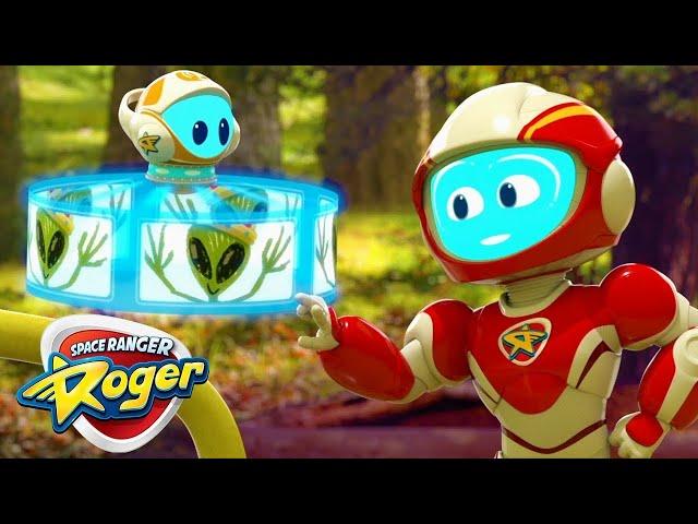 Space Ranger Roger's Super-Spinning Sky-High Merry-Go-Round | Funny Kids Cartoon Video