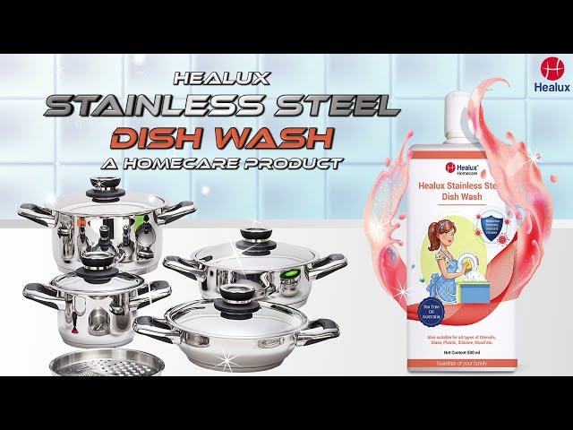 Healux Stainless Steel Dish Wash | Healux Homecare Products