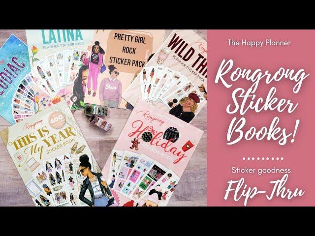 Intro to Rongrong | Multi- Sticker Book Flip-Thrus