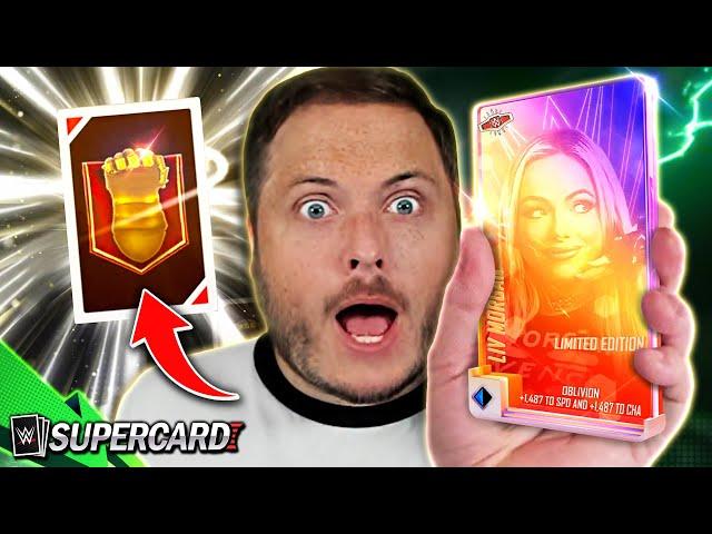 I BROKE LEGION RARITY!! Opening ALL Rewards for LIV MORGAN in WWE SuperCard SEASON 11!