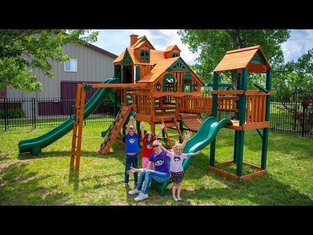 HUGE Kinder Playtime Magical Playhouse for Kids Gorilla Empire Extreme Swing Set Kid Friendly Fun