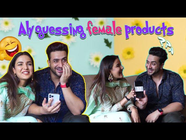 How Good Is Aly At Guessing The Female Products? | Jasmin Bhasin | Aly Goni | JasLy