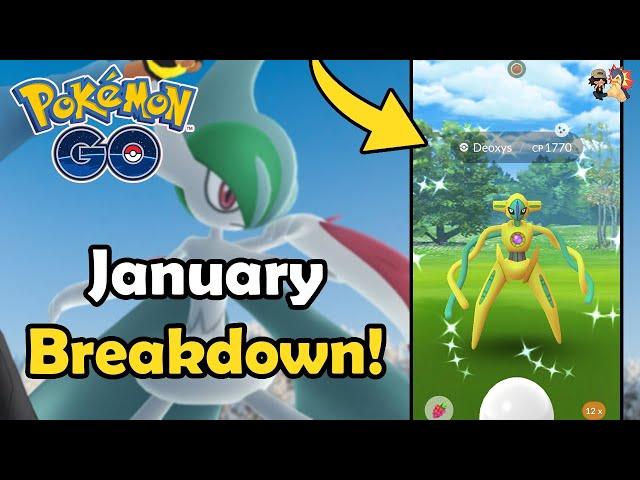 JANUARY 2025 EVENT BREAKDOWN in Pokémon GO! | Community Day, Raids, Giovanni & Spotlight Hours