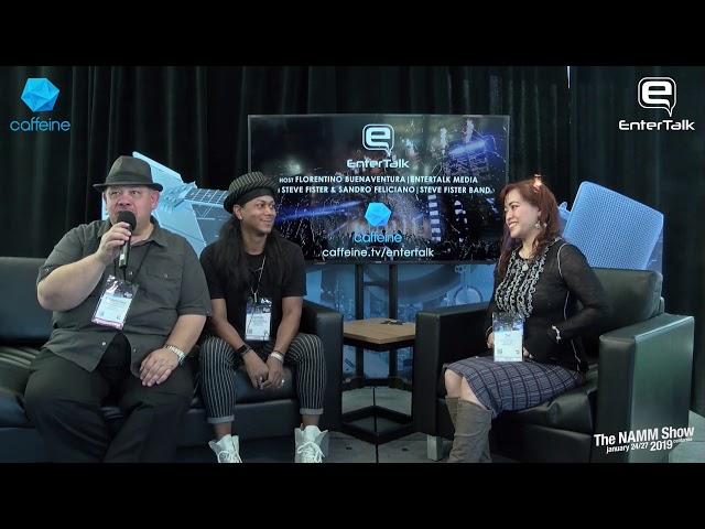 NAMM 2019: Thu Ho & Da'rrel Dexter live interview on EnterTalk and Caffeine TV