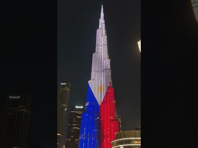 Philippine Independence Day 2024 in Dubai | Philippine Flag at Burj Khalifa