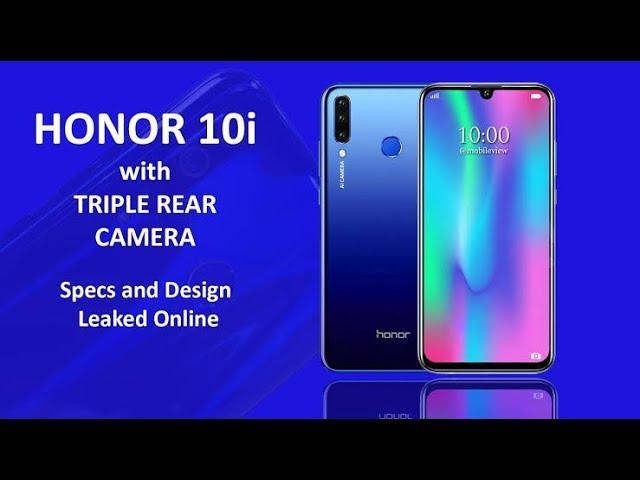 Honor 10i-2019 trailer concept official design introduction confirmed price,release date & specs