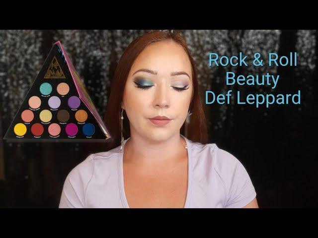 New Rock & Roll Beauty Def Leppard Artistry Palette | Is It Any Good? 2 Looks 1 Palette