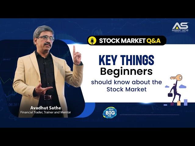 Key things beginners should know about the stock market.