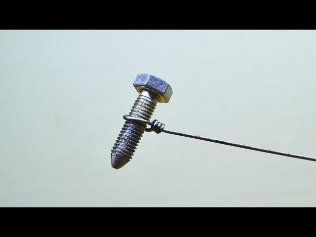 The most secure wire attachment. Homemade tools #shorts