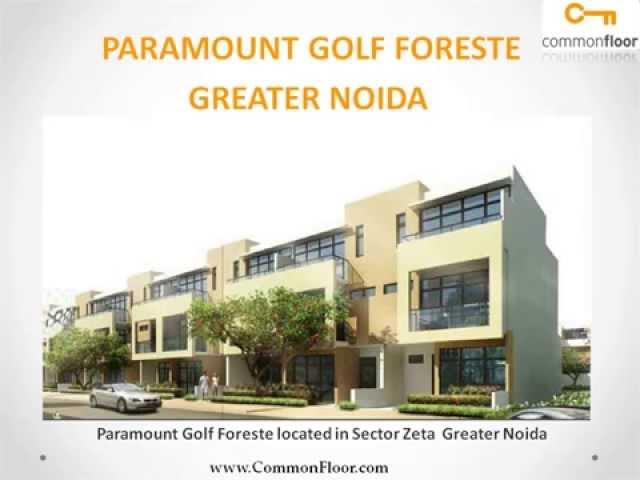 Paramount Golf Foreste Greater Noida