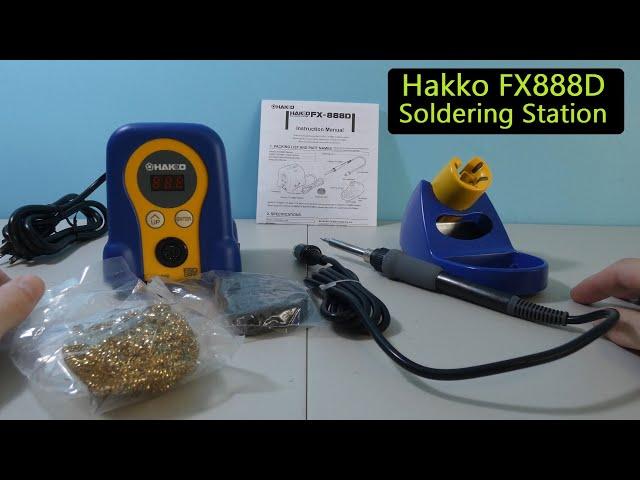 Hakko FX888D Soldering Station  - Unboxing and Quick Review - Tech