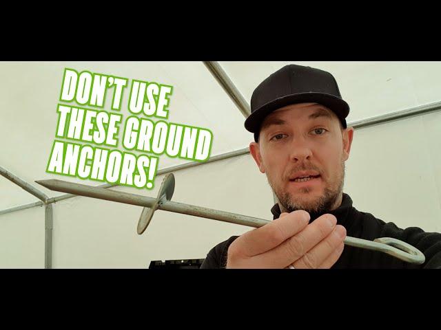 Don't use these ground anchors!