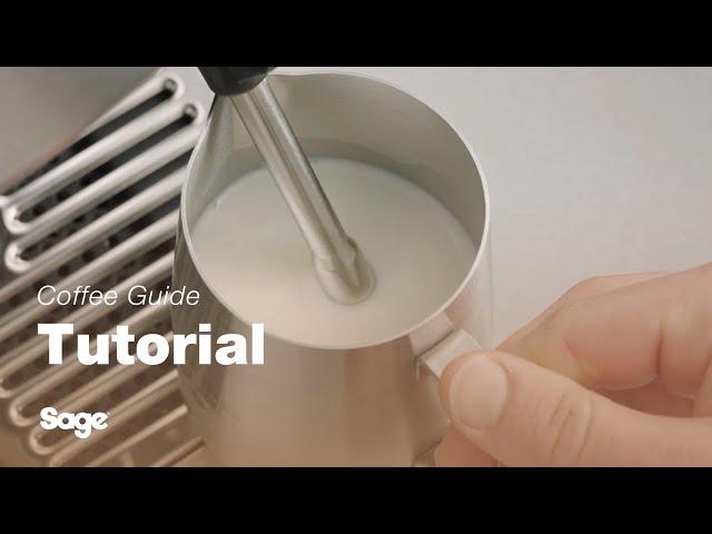 The Barista Express™ | Be hands on like a barista: How to texture milk | Sage Appliances UK