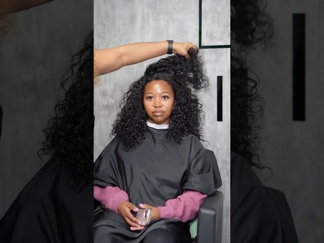 THE BEST Curly hair for a flip over method!!!
