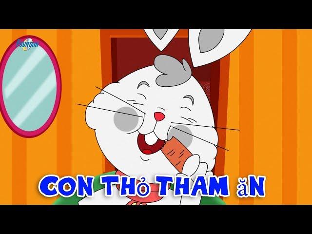 COM THỏ THAM ăN - Chuyện thiếu nhi - Phim hoạt hình hay nhất 2017 - truyện cổ tích việt nam