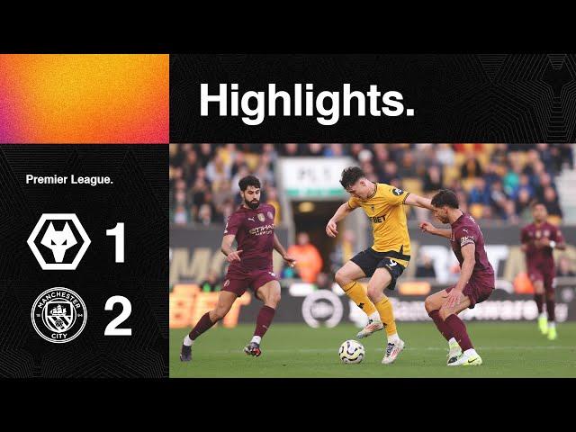 Late heartbreak against Man City | Wolves 1-2 Manchester City | Highlights