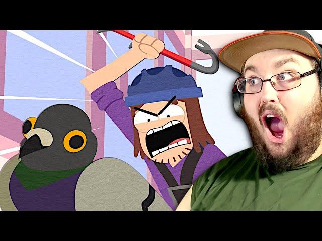 SUCTION CUP MAN IS BACK!! Suction Cup Man Fights a Bird REACTION!!!