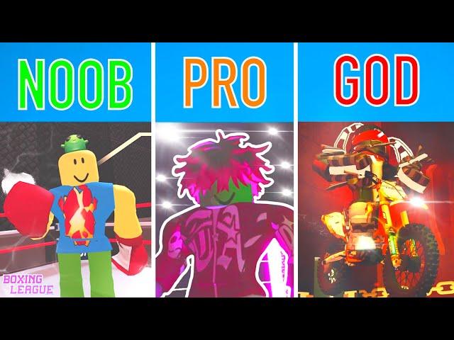 NOOB vs PRO vs GOD! | Boxing League Roblox