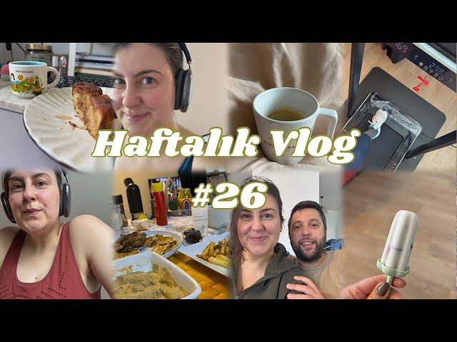 Haftalık Vlog #26 | Seyahat sonrası #dolaptanevarsa yemekler,Dev Market Alışverişi,Evyapımı dondurma