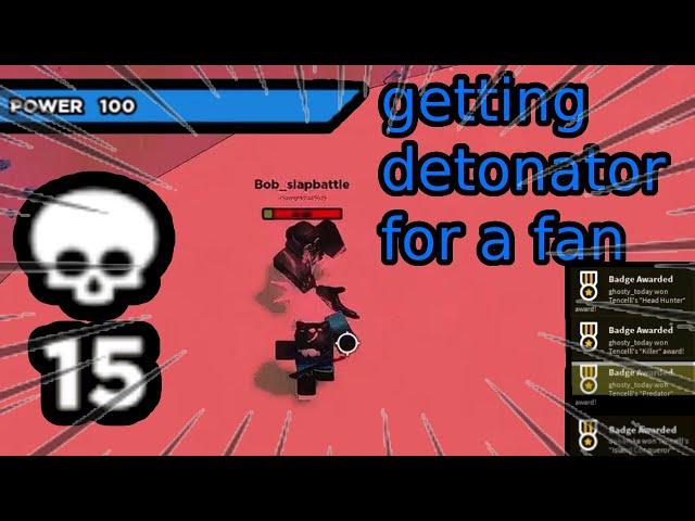 Getting DETONATOR for a FRIEND | Tresham Gaming | Slap Battles Roblox