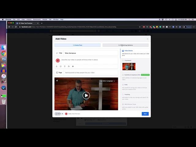 Facebook Premiere Tutorial