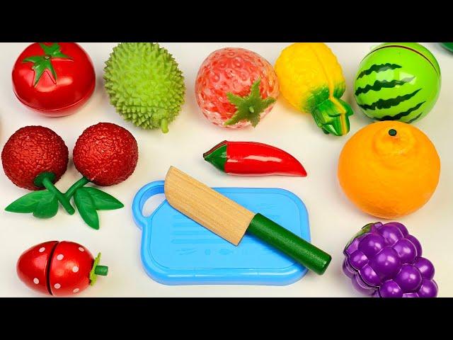 木製 ASMR Wooden 食材 野菜切り＆フルーツ切りVegetables Fruits