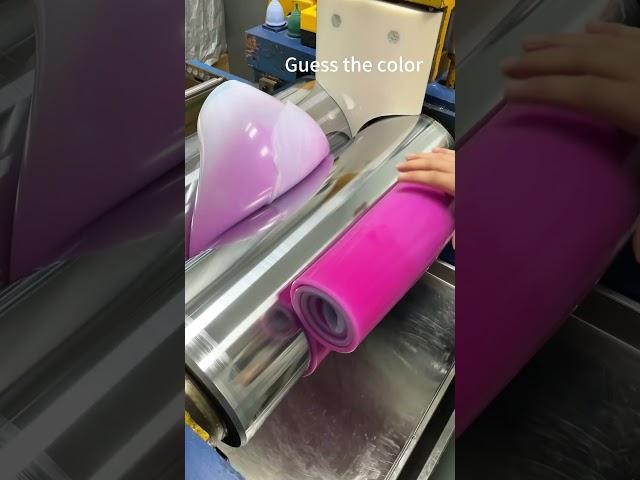 What happens when a little red meets silicone? #watchband #factory #colormixing #satisfying #fyp