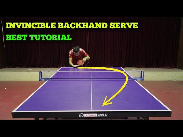 Learning Invincible Backhand Serve | MLFM Table Tennis Tutorial