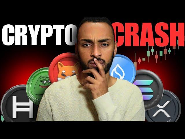 The Crypto Market Just Crashed... Here's Why! XRP, SOL, PEPE, SHIB. SUI, And Many More.