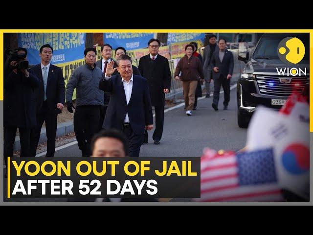 South Korea: President Yoon Released From Jail After 52 Days | Yoon Souk Yeol | Korea News | WION