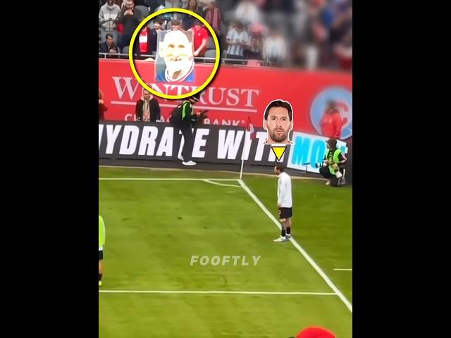 Disrespect or Respect with Messi ️