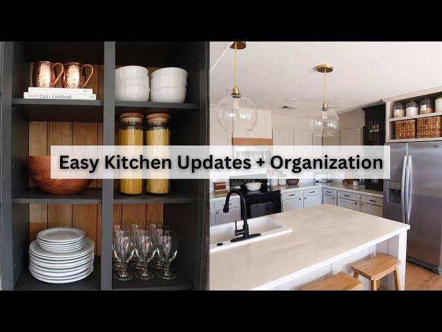 EASY WAYS TO UPDATE & ADD CHARACTER TO YOUR KITCHEN + STORAGE & ORGANIZATION TIPS | TEMU REVIEW