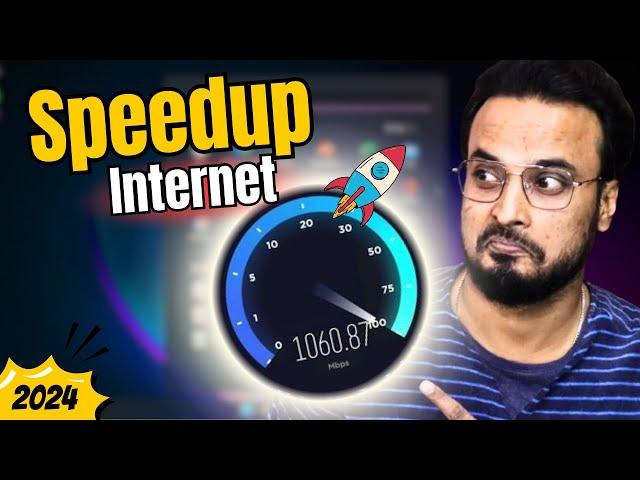 Speed Up Any Internet Connection On Windows 11/10 (2024) | internet speed fast kaise kare