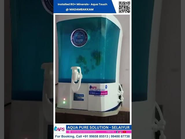 Installed Aqua Touch Water Purifier - Aqua Pure Solution