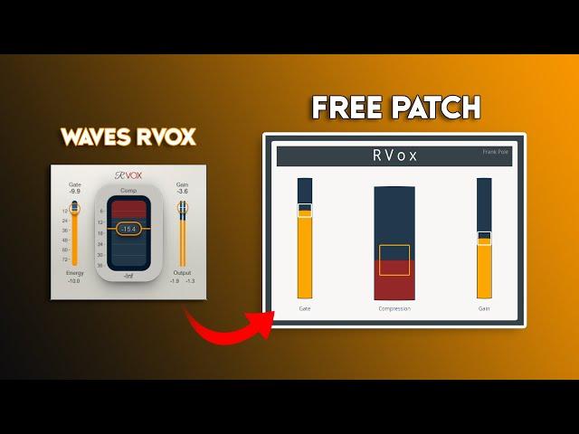 I've created a WAVES RVOX clone in PATCHER [FREE DOWNLOAD]