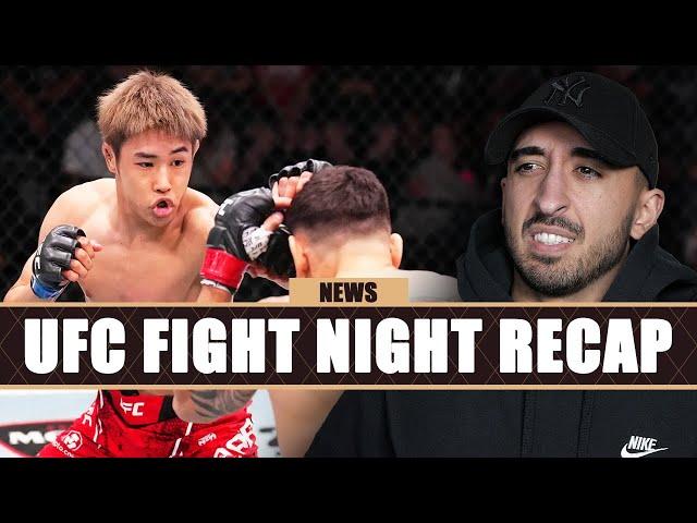 HORRIBLE Injury. UFC Fight Night REACTION - Perez vs Taira | MMArcade News