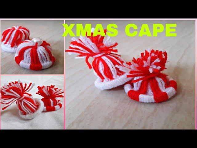 XMAS CAPE | {How to Xmascape(Reverse) without sewing by Moni Craft Creation monicraftcreation